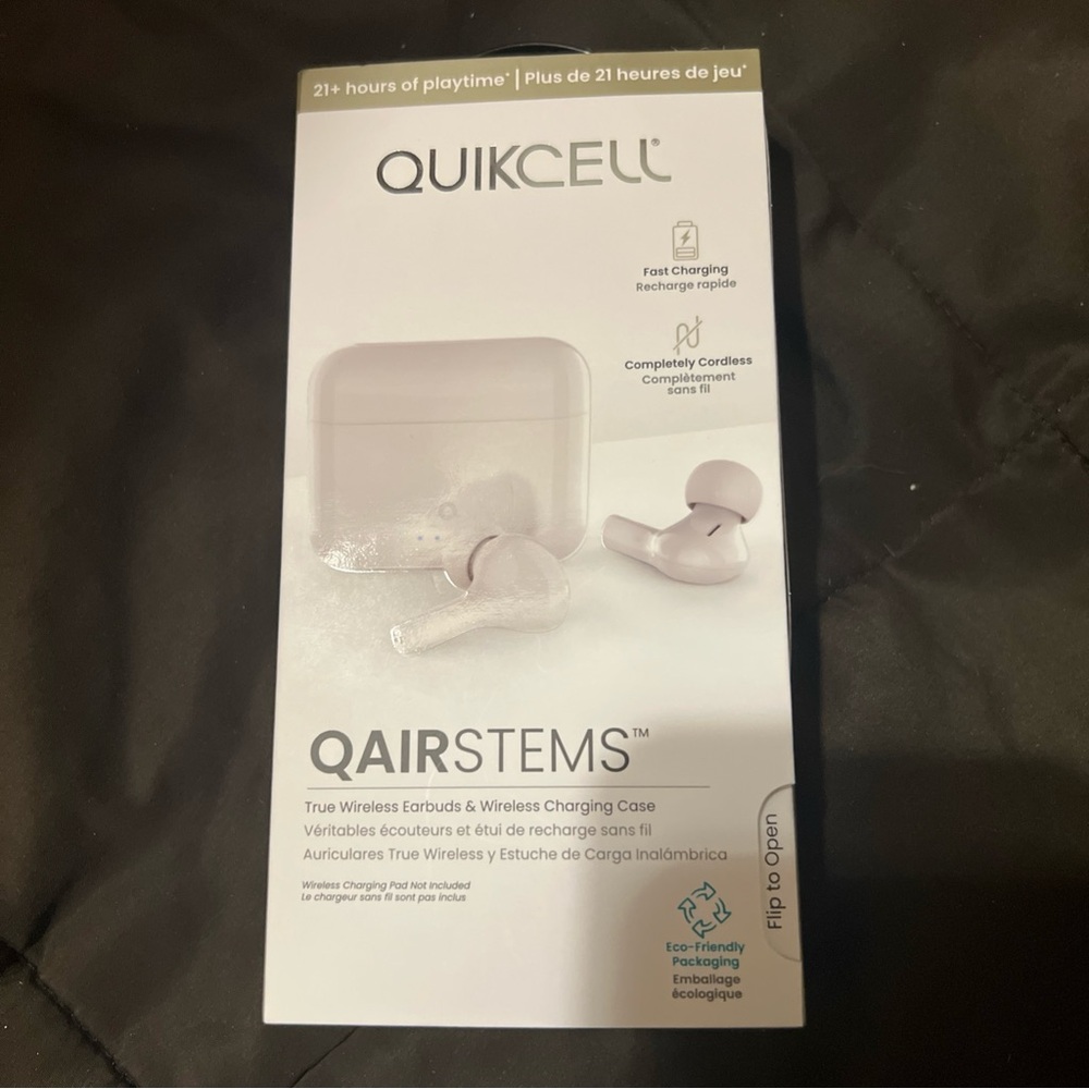 True Wireless Earbuds with Charging Case - White